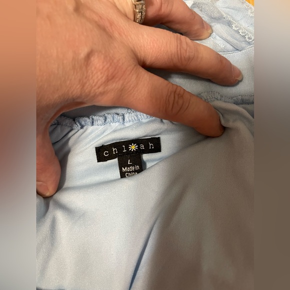 Chloah, size large, blue skirt - Picture 2 of 6